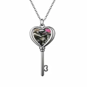 Antler Garden Heart Shaped Key Necklace