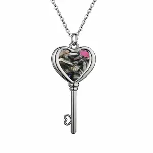 Antler Garden Heart Shaped Key Necklace