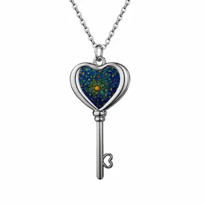 Metamorphosis Heart Shaped Key Necklace