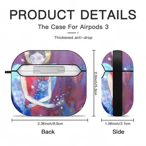 Angel With Cat Airpods 3 Case (Hard Shell, Black)