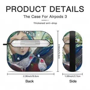 Angel Of Spring Airpods 3 Case (Hard Shell, Black)