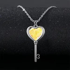 The Smoked Expo Heart Shaped Key Necklace