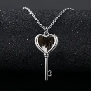 North Carolina Heart Shaped Key Necklace