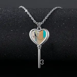 Between The Hammers No 2 Heart Shaped Key Necklace