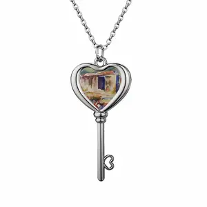 The Chicken Coop Heart Shaped Key Necklace