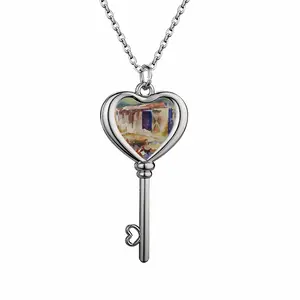 The Chicken Coop Heart Shaped Key Necklace