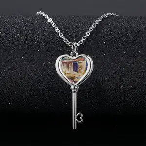 The Chicken Coop Heart Shaped Key Necklace