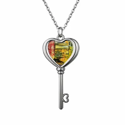 Instinct Heart Shaped Key Necklace