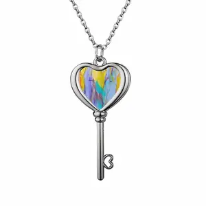 Acquired Wisdom Heart Shaped Key Necklace