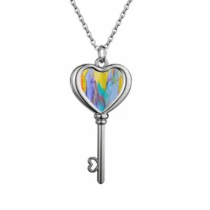 Acquired Wisdom Heart Shaped Key Necklace