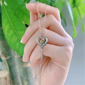 The Thread Of Grace Heart Shaped Key Necklace