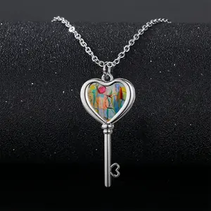 The Thread Of Grace Heart Shaped Key Necklace