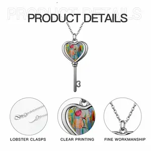 The Thread Of Grace Heart Shaped Key Necklace