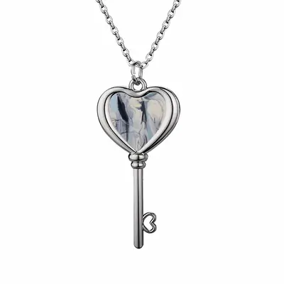 The Magician Heart Shaped Key Necklace