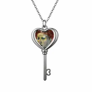 Warbler Heart Shaped Key Necklace