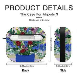 Blue Vase Airpods 3 Case (Hard Shell, Black)