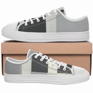 Men Shades Of Grey Retro Canvas Shoes