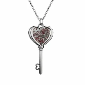 Late Fall Rowan Heart Shaped Key Necklace