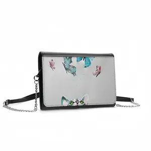 Cat And Butterflies Multifunctional Shoulder Bag