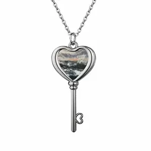 The Dance Heart Shaped Key Necklace