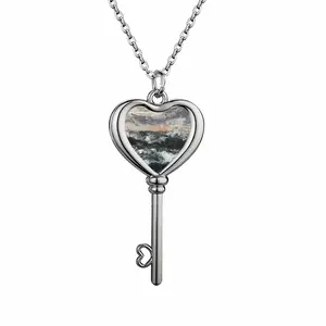 The Dance Heart Shaped Key Necklace