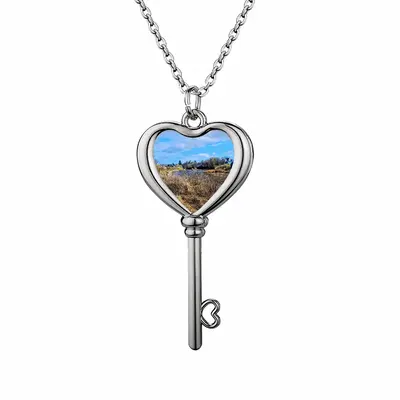 Halkirk River Thurso Heart Shaped Key Necklace