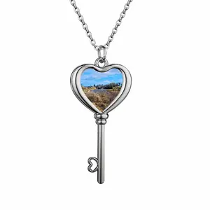 Halkirk River Thurso Heart Shaped Key Necklace