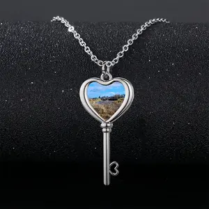 Halkirk River Thurso Heart Shaped Key Necklace