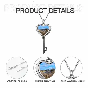 Halkirk River Thurso Heart Shaped Key Necklace