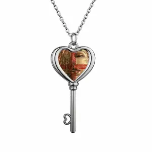 Mother Nature Heart Shaped Key Necklace