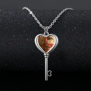 Mother Nature Heart Shaped Key Necklace