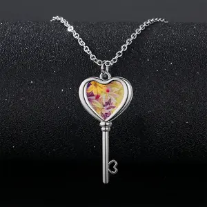 Allure Heart Shaped Key Necklace