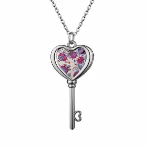 You Are So Eccentric Heart Shaped Key Necklace