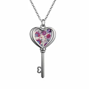 You Are So Eccentric Heart Shaped Key Necklace