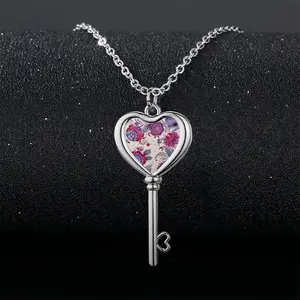 You Are So Eccentric Heart Shaped Key Necklace