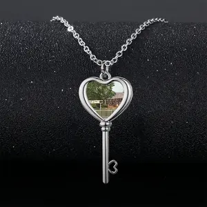 Lvis East Hampton Heart Shaped Key Necklace