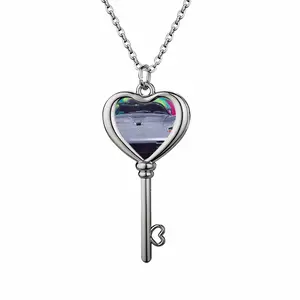 Porsche Gt1 Heart Shaped Key Necklace