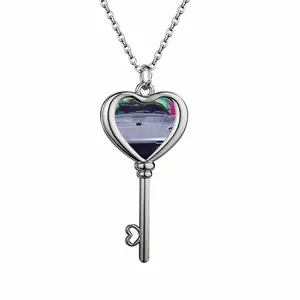 Porsche Gt1 Heart Shaped Key Necklace