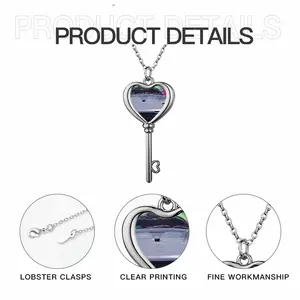 Porsche Gt1 Heart Shaped Key Necklace