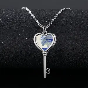 Tsunami Heart Shaped Key Necklace