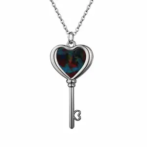 #58-2021 Heart Shaped Key Necklace