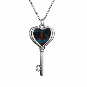 #58-2021 Heart Shaped Key Necklace