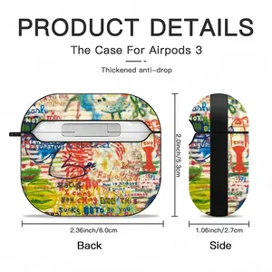 Artjpg Airpods 3 Case (Hard Shell, Black)