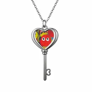 Argument Heart Shaped Key Necklace