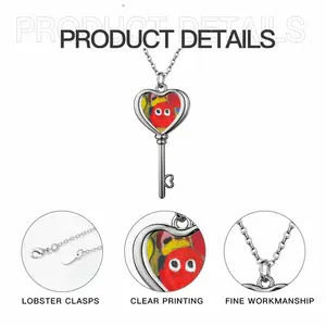 Argument Heart Shaped Key Necklace