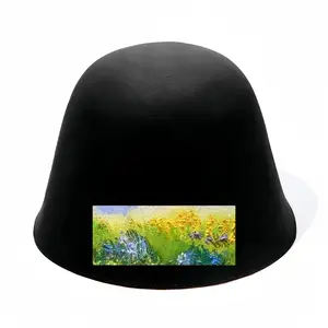 Field Along The Roadside Woolen Fisherman Hat