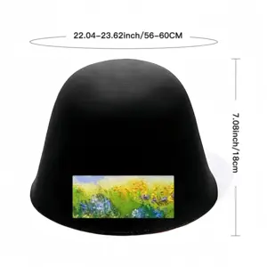 Field Along The Roadside Woolen Fisherman Hat