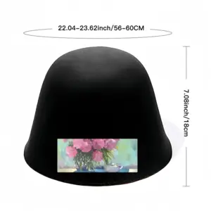 Still Life With Peonies Woolen Fisherman Hat