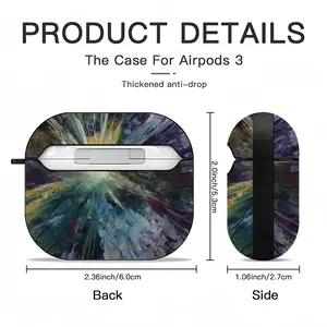 Chaos In The Space Airpods 3 Case (Hard Shell, Black)