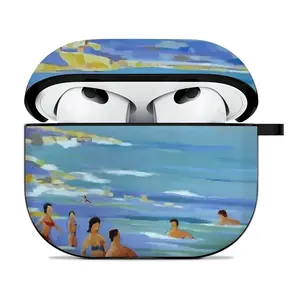 Bathers In Antibes Airpods 3 Case (Hard Shell, Black)